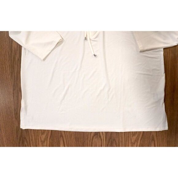 NWT JM Collection Wildflower Way Blouse - White/Neo Natural - Size XXL - Picture 4 of 14